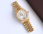 Rolex Datejust 904L Steel Imporeted Mechanical Movement White Dial Women Watch